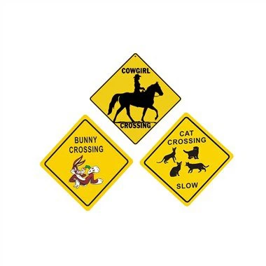 Animal Crossing Opmærksomhed Gult skilt