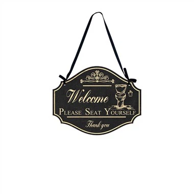 Sjove badeværelse væghængende skilt