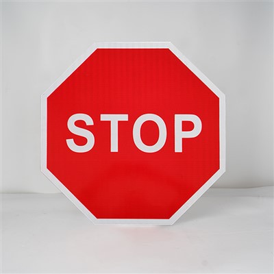 Street Road Stop reflekterende skilt