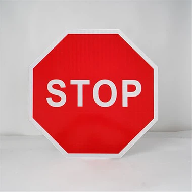 Street Road Stop reflekterende skilt